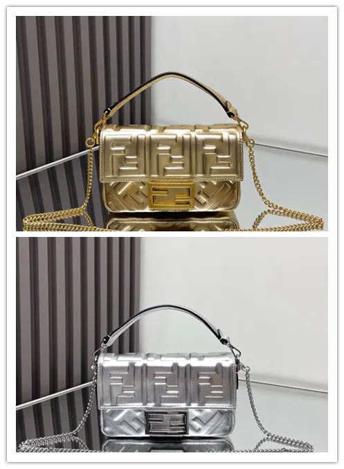 All Categories Fendi Women's Bags (Fendi) Fendi Original Order 52039 Gold and Silver