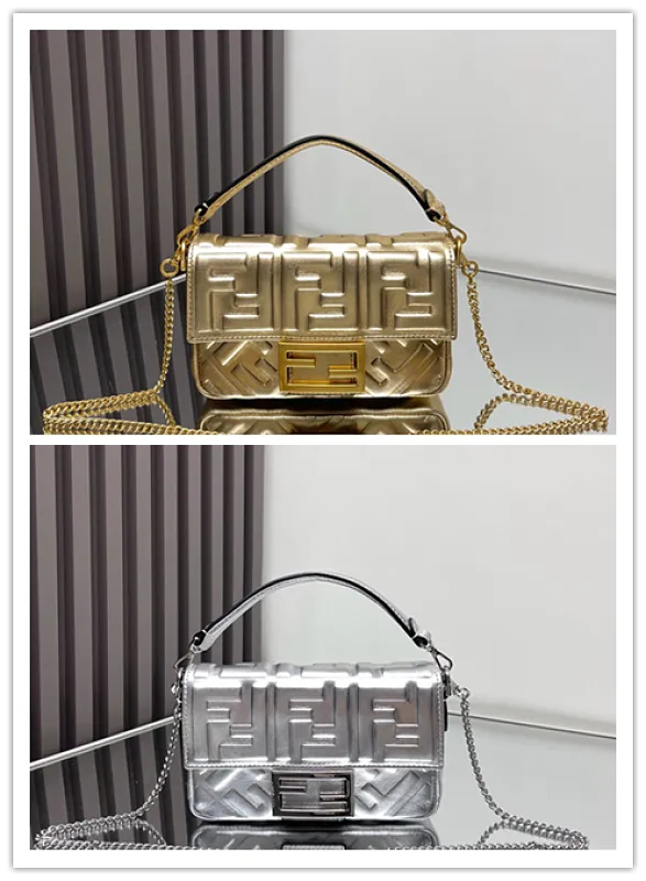 All Categories Fendi Women's Bags (Fendi) Fendi Original Order 52039 Gold and Silver