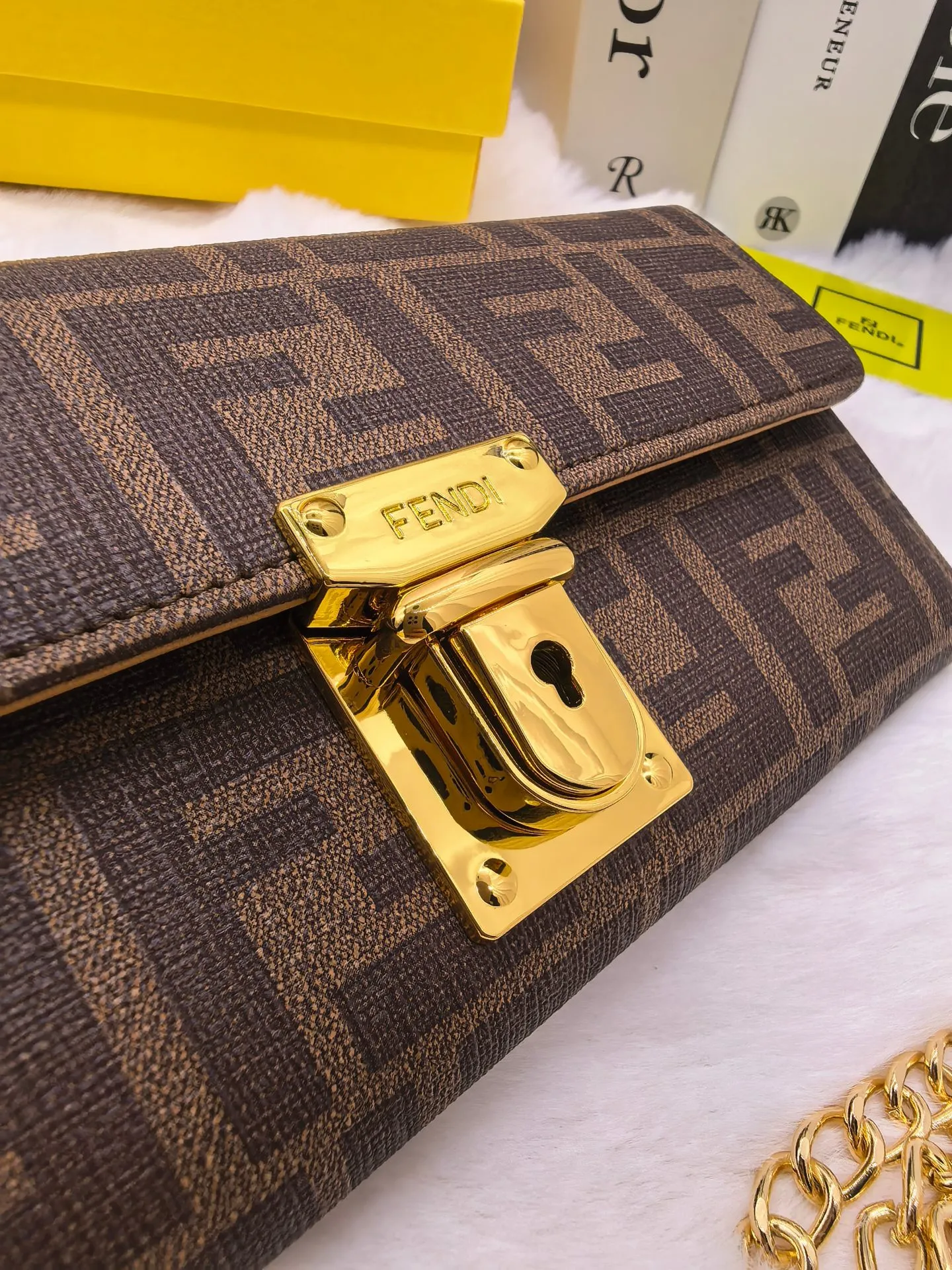 All Categories Official Website "Brand Women's Bags" Women's Bags 💙 FENDI Top Version FENDI Shoulder Bag 2026 New Style