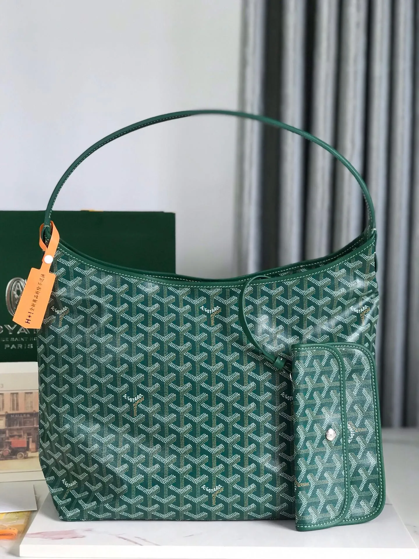 All Categories Official Website "Brand Women's Bags" Women's Bags 💙GOYARD 2025 New Goyard Hobo Bohème Hobo Bag Underarm Bag
