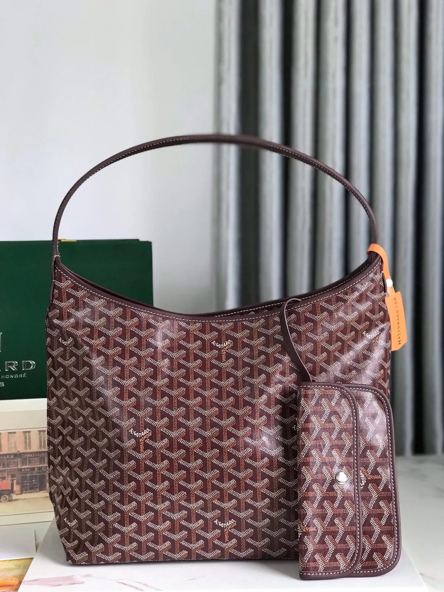 All Categories Official Website "Brand Women's Bags" Women's Bags 💙GOYARD 2025 New Goyard Hobo Bohème Hobo Bag Underarm Bag
