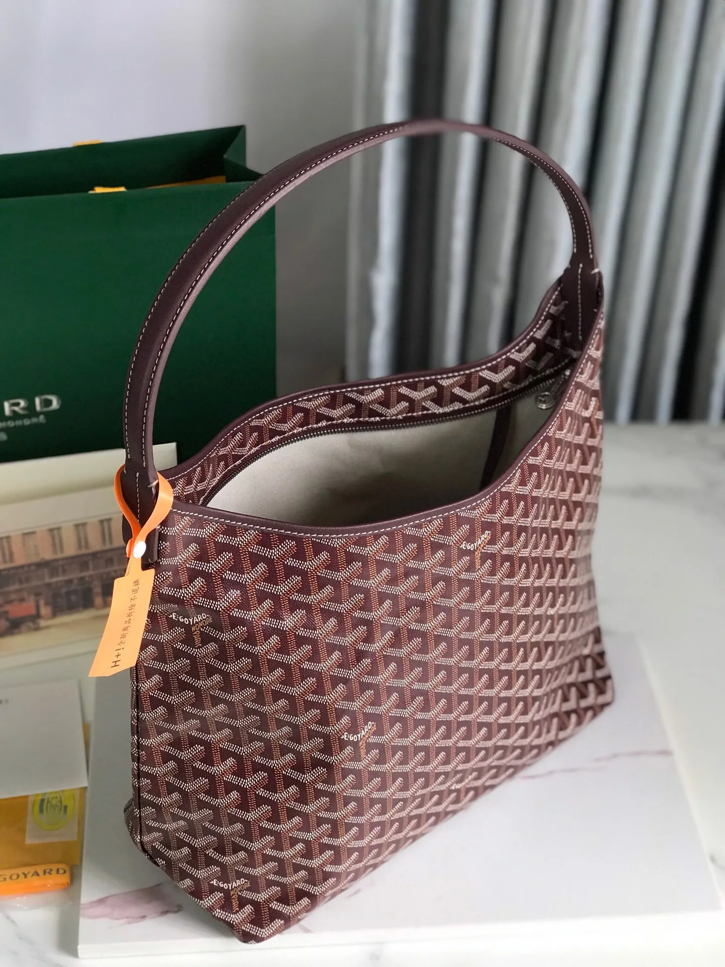 All Categories Official Website "Brand Women's Bags" Women's Bags 💙GOYARD 2025 New Goyard Hobo Bohème Hobo Bag Underarm Bag