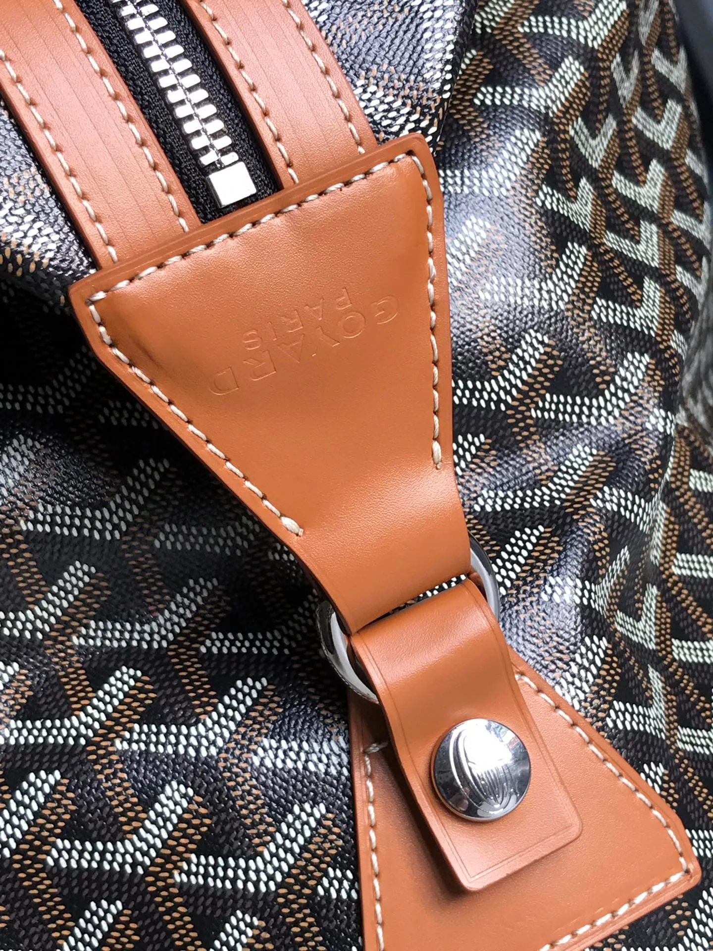 1250💝020156 (55 travel bag) brown details