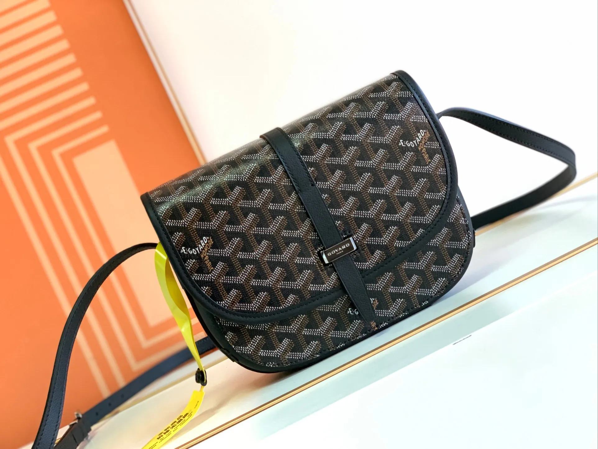 P1300🉐With packaging, the BELVÉDÉRE small bag is equipped with a smart shoulder strap and a secure closure system, suitable for various occasions, simple and elegant, lightweight and practical. Features multiple exterior and interior pockets to easily separate your belongings. Material: GOYARDINE canvas & DECIZE calf leather, detachable and adjustable shoulder strap, search code: 8016 pebbled pattern SIZE: size, weight: 16X7X22 (CM)