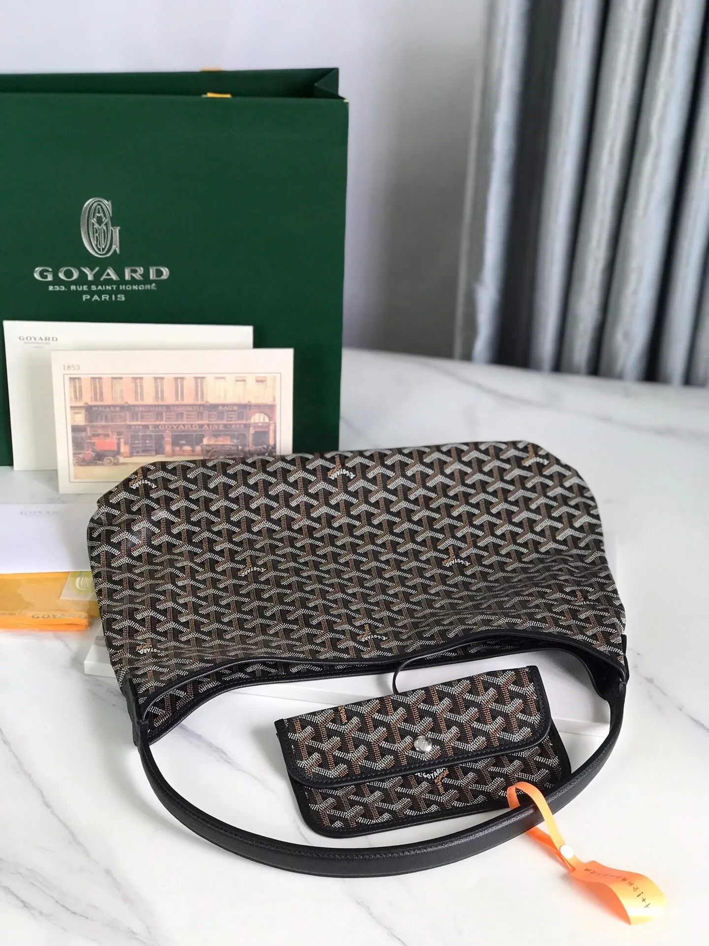 All Categories Official Website "Brand Women's Bags" Women's Bags 💙GOYARD 2025 New Goyard Hobo Bohème Hobo Bag Underarm Bag