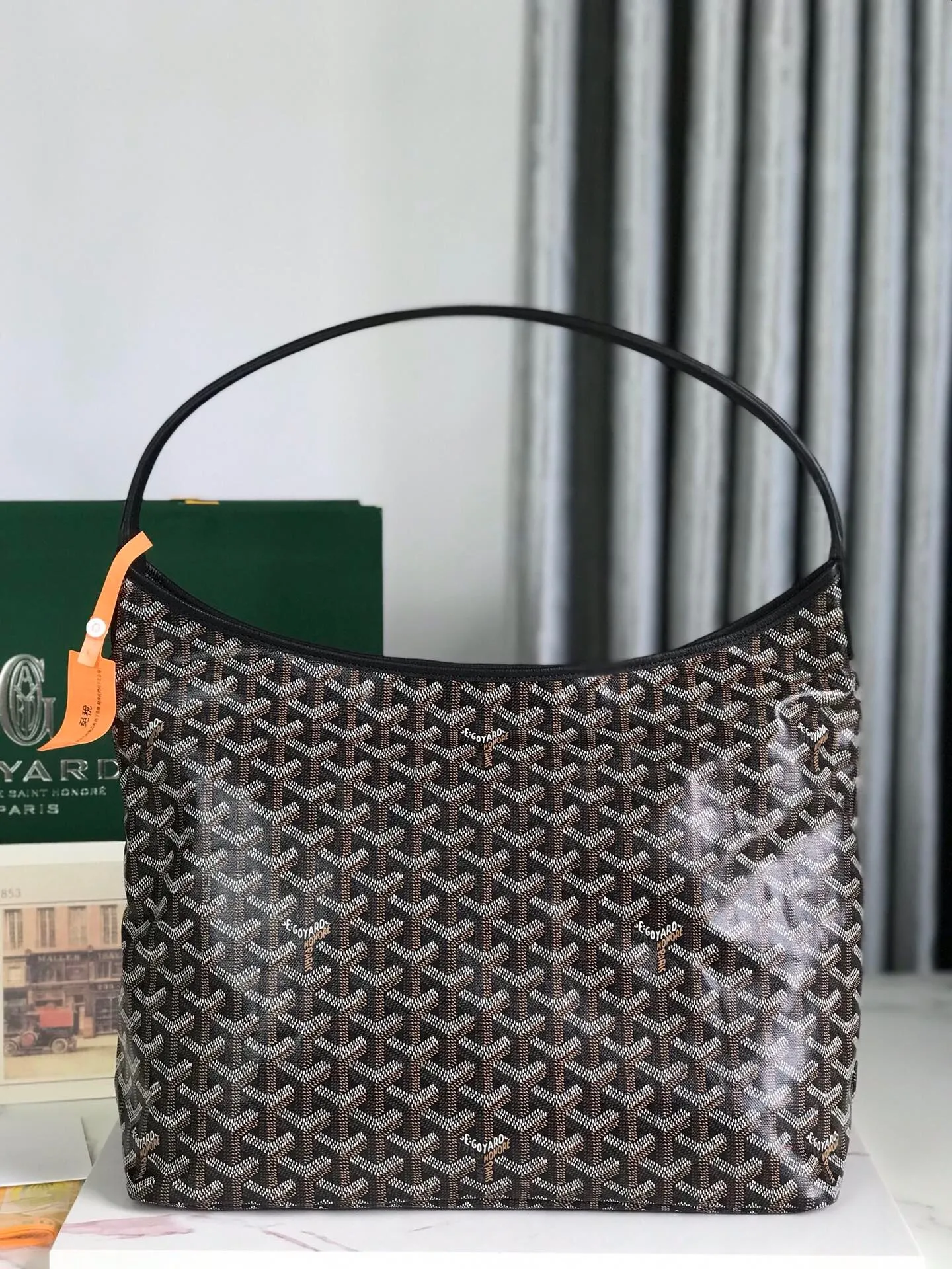 All Categories Official Website "Brand Women's Bags" Women's Bags 💙GOYARD 2025 New Goyard Hobo Bohème Hobo Bag Underarm Bag