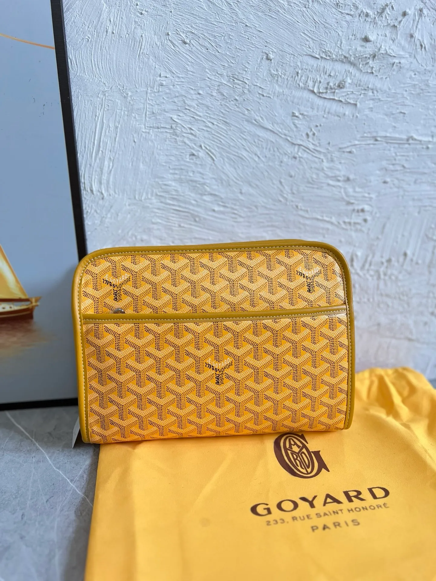 All categories Official website "Brand Women's Bags" Women's Bags 💙GOYARD 2025 new GOYARD toiletry bag