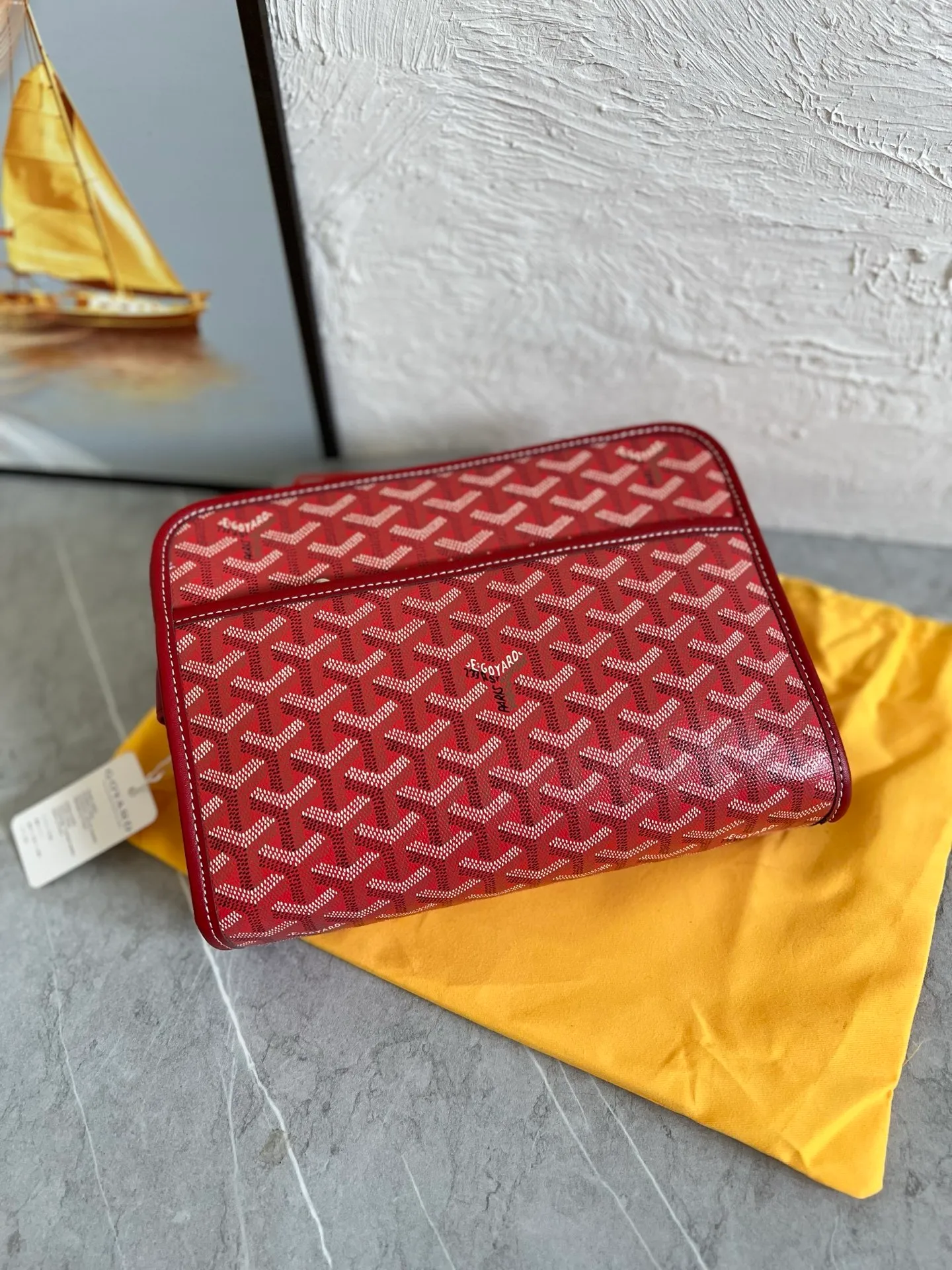 All categories Official website "Brand Women's Bags" Women's Bags 💙GOYARD 2025 new GOYARD toiletry bag