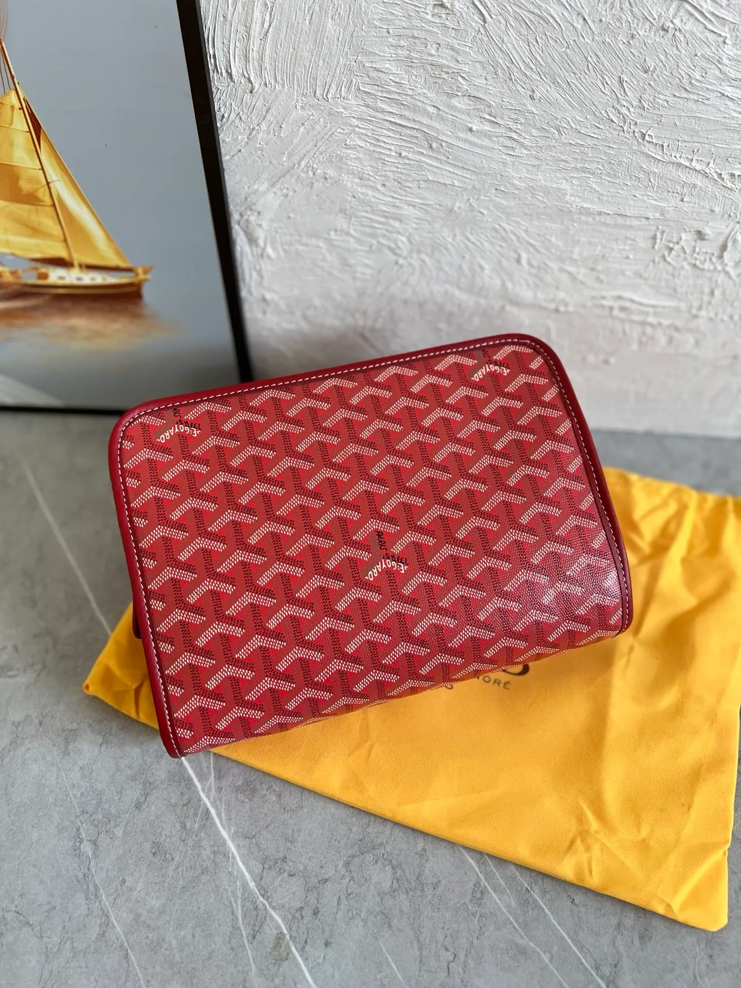 All categories Official website "Brand Women's Bags" Women's Bags 💙GOYARD 2025 new GOYARD toiletry bag