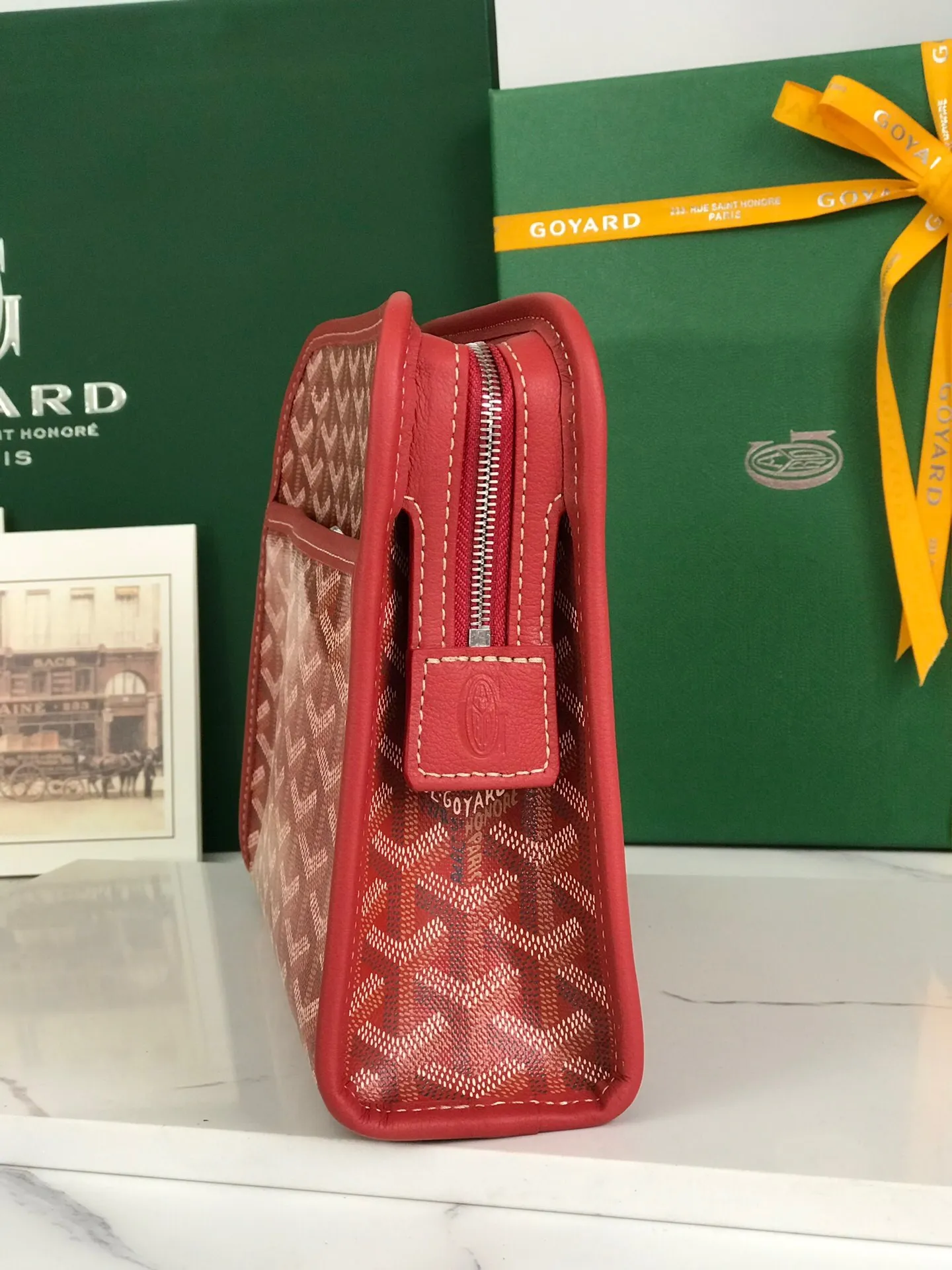 All Categories Official Website "Brand Women's Bags" Women's Bags 💙GOYARD 2025 New Goyard Jouvence Toiletries Bag