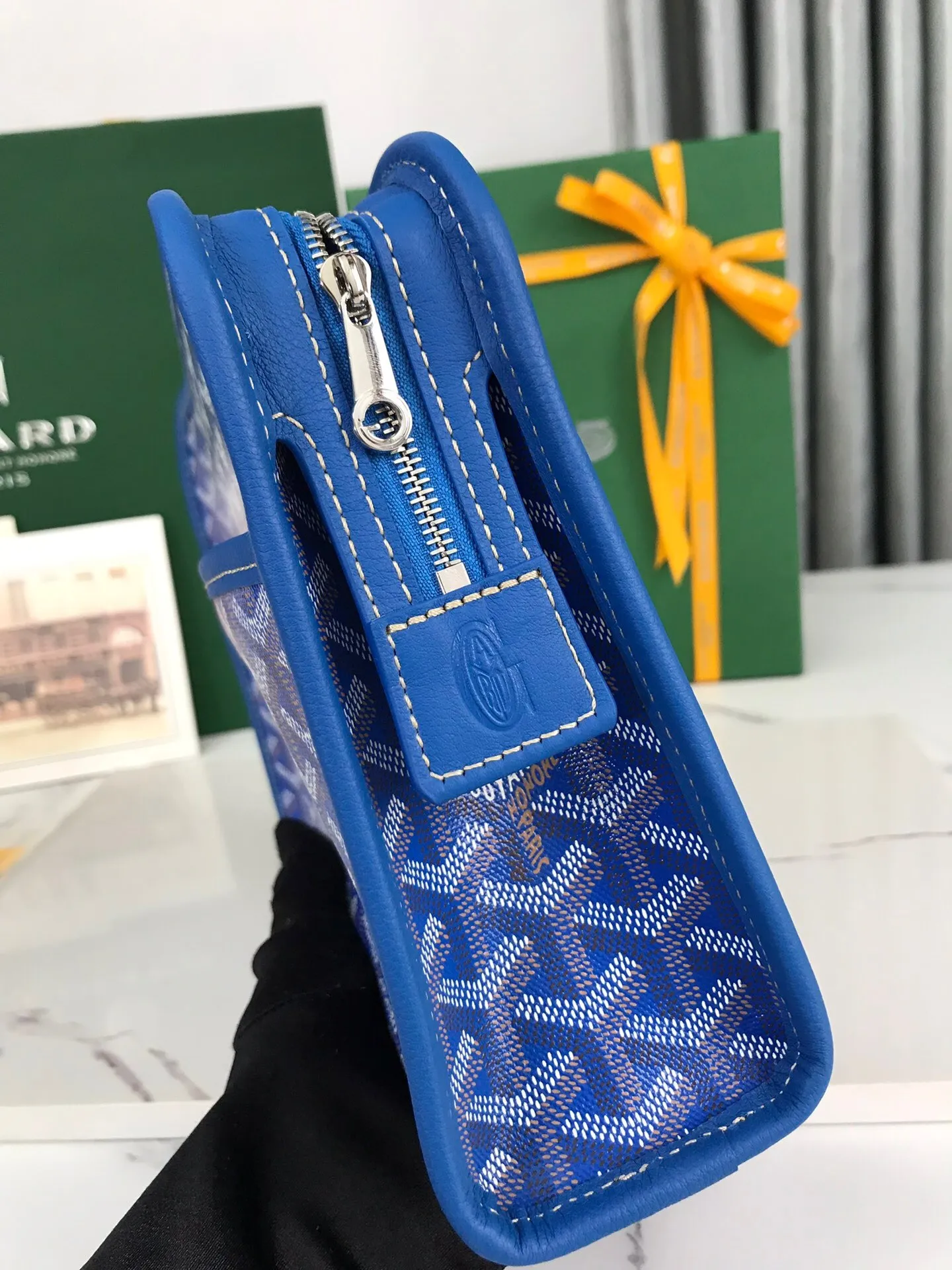 All Categories Official Website "Brand Women's Bags" Women's Bags 💙GOYARD 2025 New Goyard Jouvence Toiletries Bag