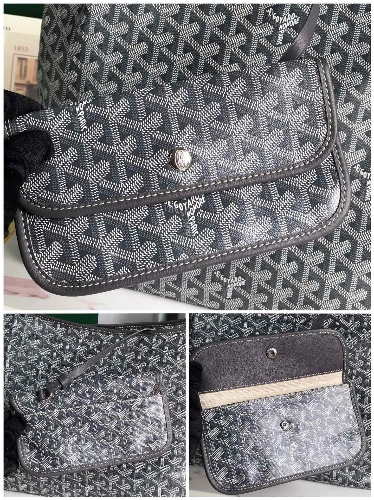 All Categories Official Website "Brand Women's Bags" Women's Bags 💙GOYARD 2025 New Goyard Hobo Bohème Hobo Bag Underarm Bag