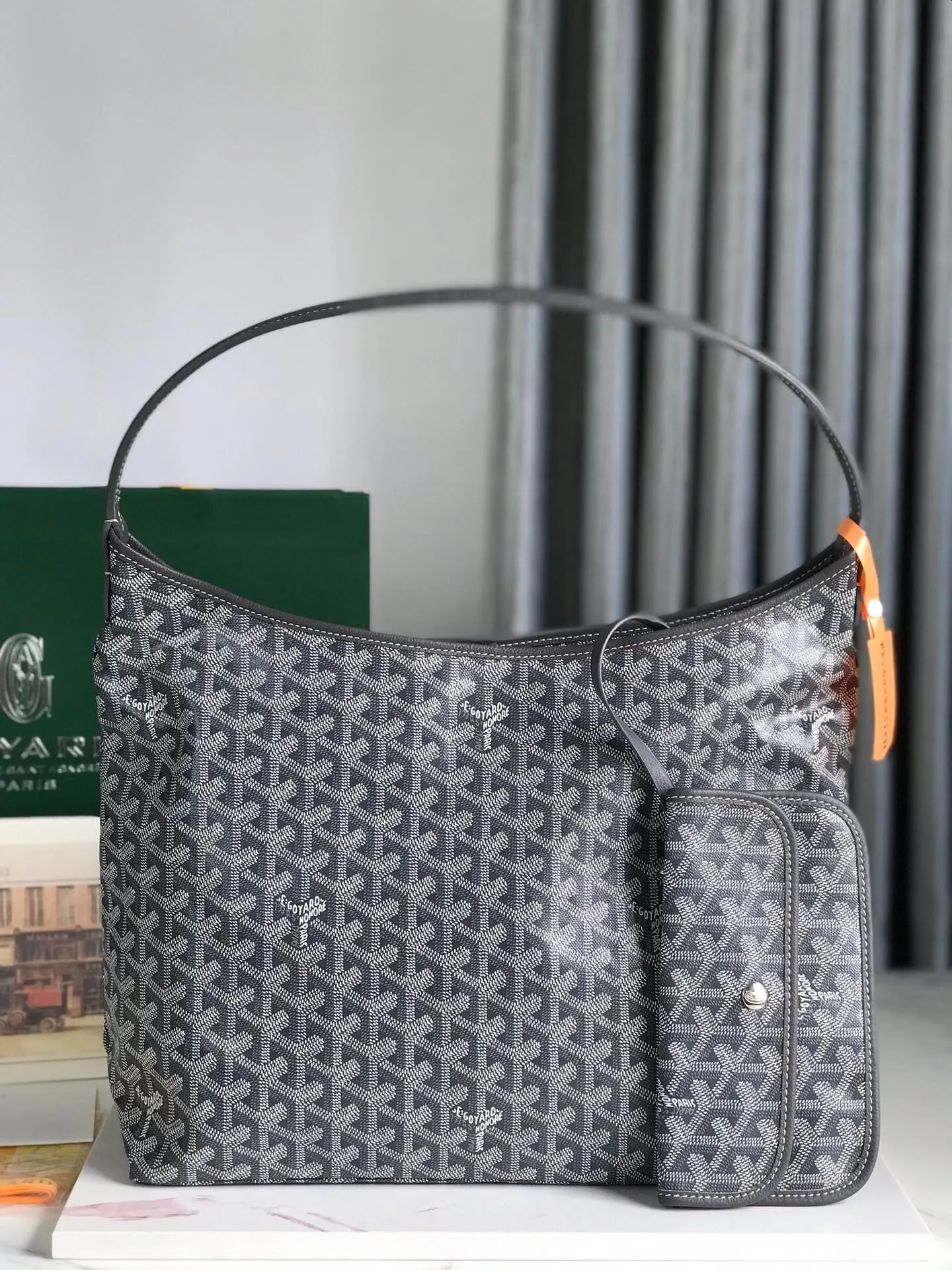 All Categories Official Website "Brand Women's Bags" Women's Bags 💙GOYARD 2025 New Goyard Hobo Bohème Hobo Bag Underarm Bag