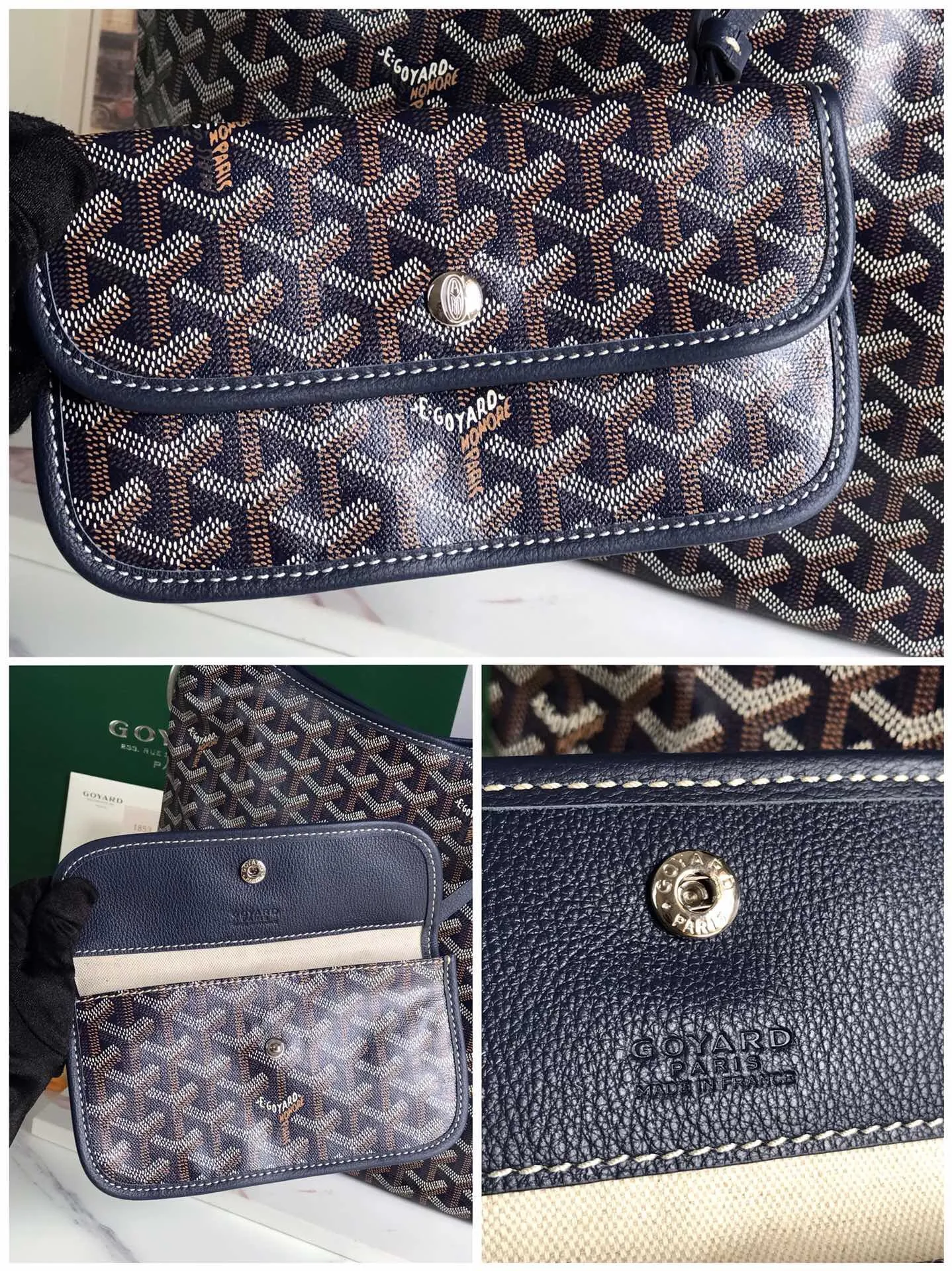 All Categories Official Website "Brand Women's Bags" Women's Bags 💙GOYARD 2025 New Goyard Hobo Bohème Hobo Bag Underarm Bag