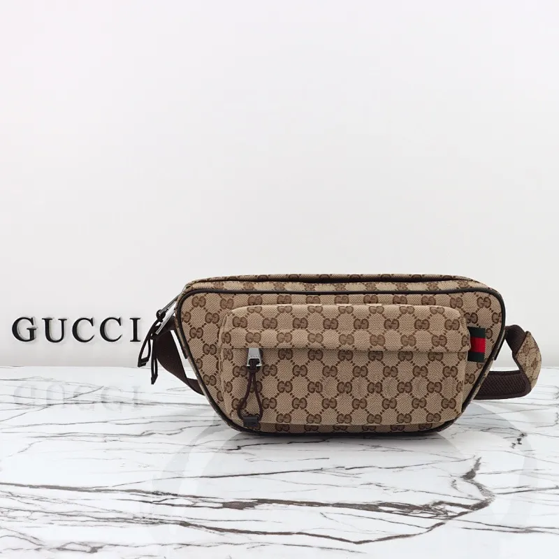 All categories 💚 Top version men’s bags 💚 GUCCI 2025 new GUCCI waist bag