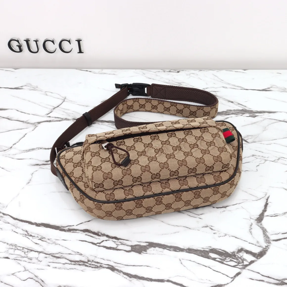 All categories 💚 Top version men’s bags 💚 GUCCI 2025 new GUCCI waist bag