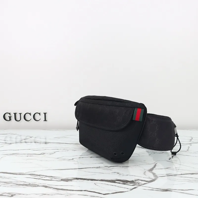 All categories 💚 Top version men’s bags 💚 GUCCI 2025 new GUCCI waist bag