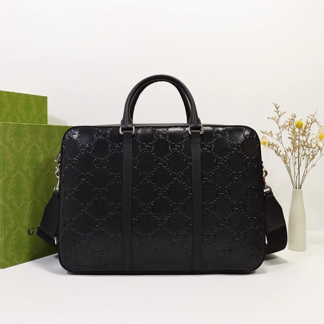 All categories 💚 Top version men’s bags 💚 GUCCI 2023 new GUCCI briefcase