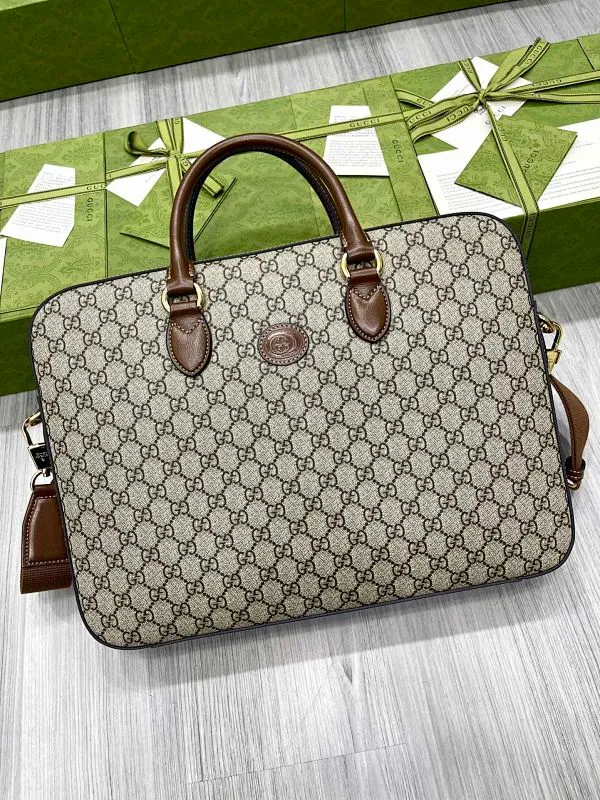 All categories 💚 Top version men’s bags 💚 GUCCI 2023 new GUCCI briefcase