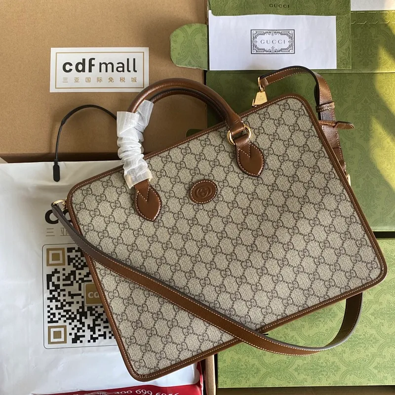 All categories 💚 Top version men’s bags 💚 GUCCI 2023 new GUCCI briefcase