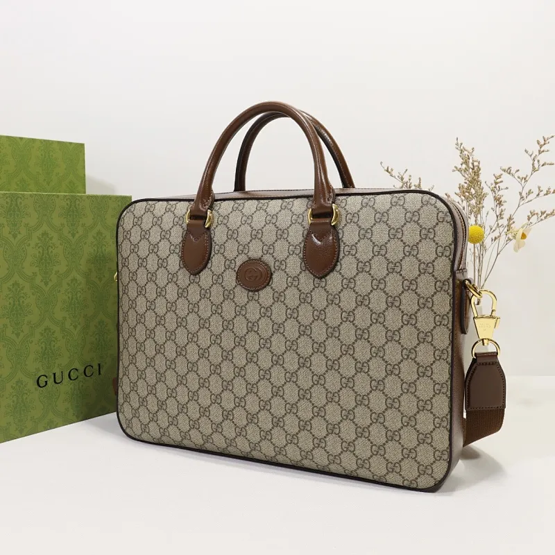 All categories 💚 Top version men’s bags 💚 GUCCI 2023 new GUCCI briefcase