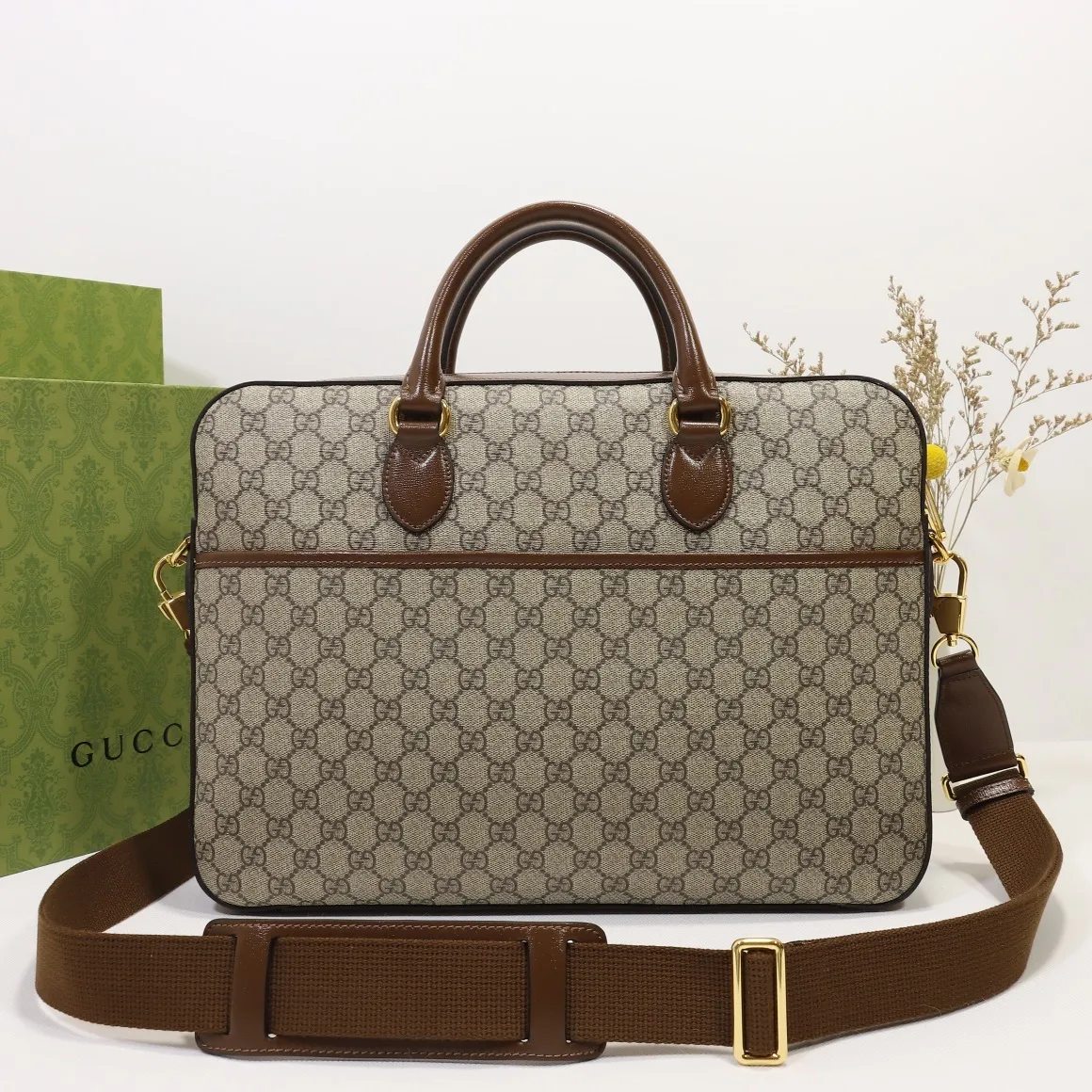 All categories 💚 Top version men’s bags 💚 GUCCI 2023 new GUCCI briefcase