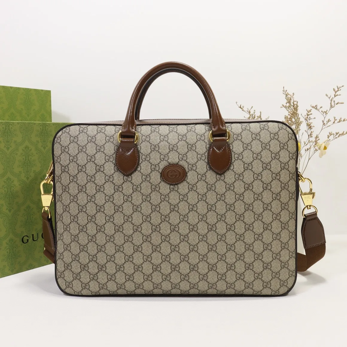 All categories 💚 Top version men’s bags 💚 GUCCI 2023 new GUCCI briefcase