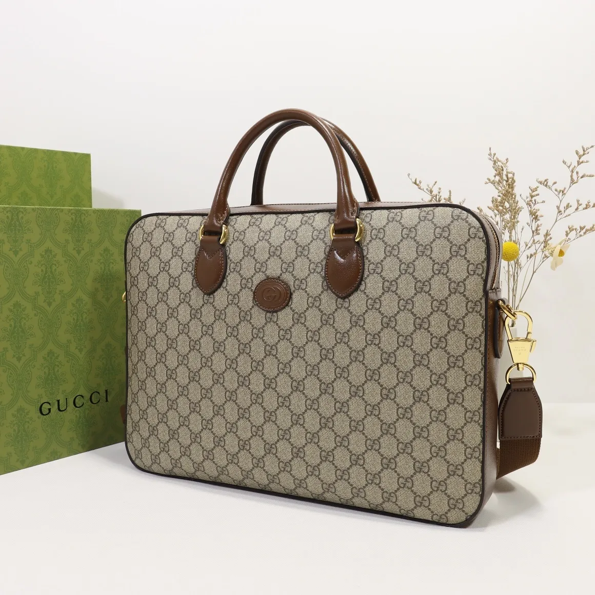 All categories 💚 Top version men’s bags 💚 GUCCI 2023 new GUCCI briefcase