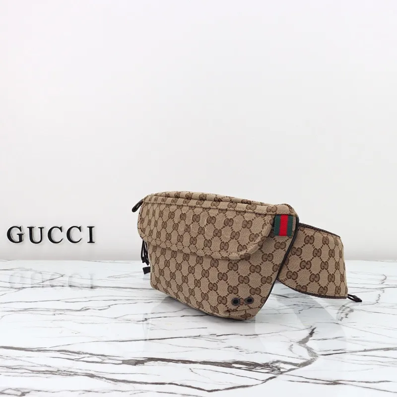 All categories 💚 Top version men’s bags 💚 GUCCI 2025 new GUCCI waist bag