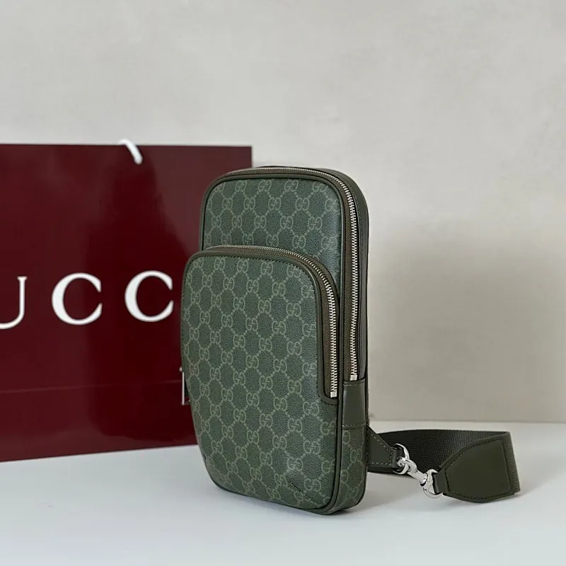 All categories 💚 Top version men’s bags 💚 GUCCI 2025 new GUCCI chest bag