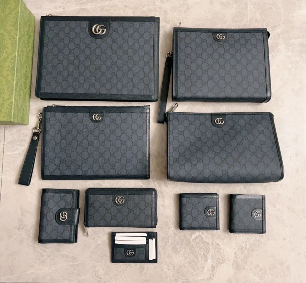 💰440 🇭🇺🇭🇺GucciO’s latest phidia series zipper bag, Ophidia series items have endless retro feelings. Dark blue GG Supreme canvas, dark blue cowhide piping, palladium tone hardware Double G Model: 706844 Dimensions: 19x 10x2.5cm Color: dark blue/pvc.