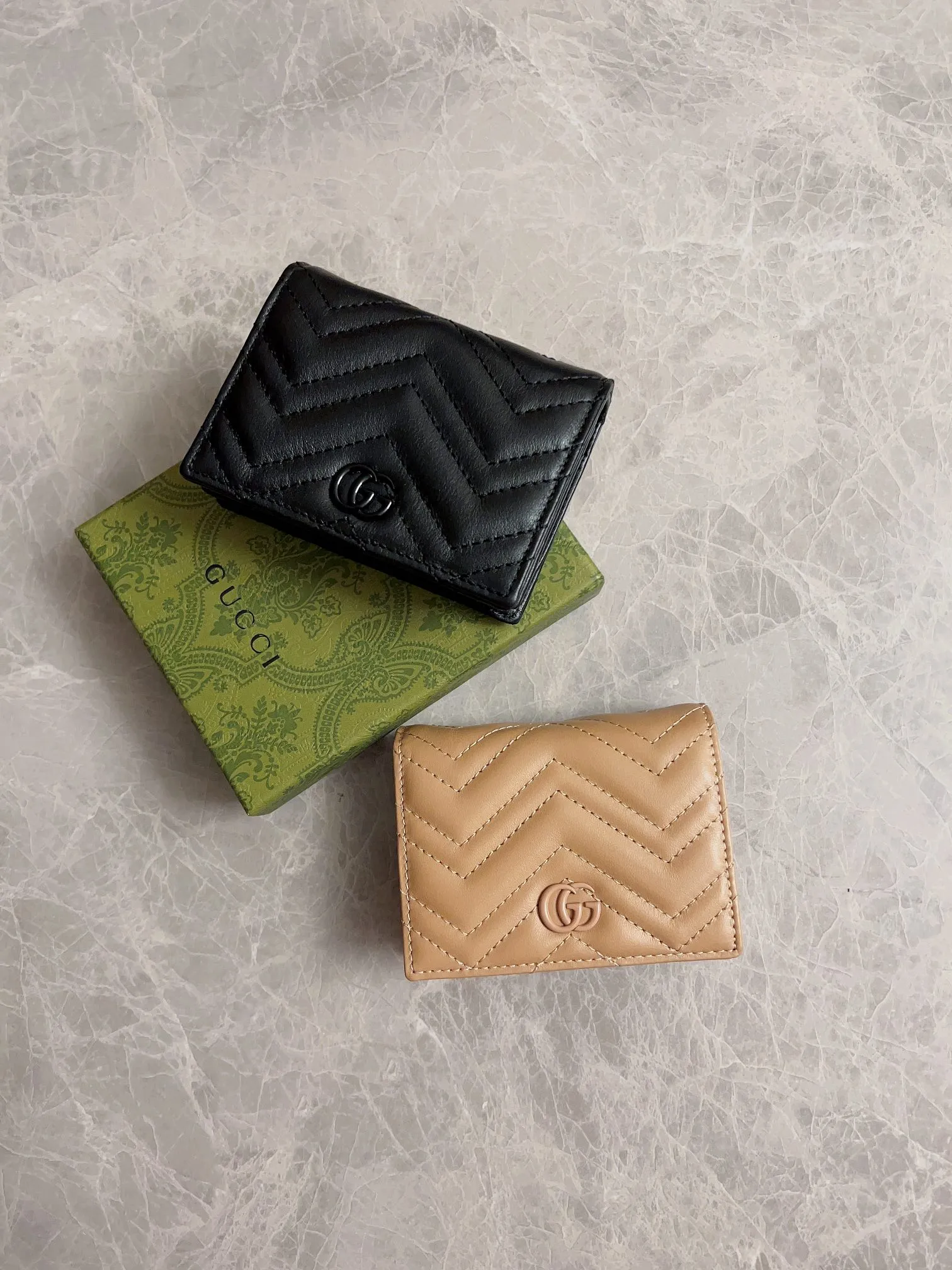 💰350 🇮🇹🇮🇹Original new product on the market! (card holder ~ wallet) counter quality, top-quality original goods, real photos! Style No. 466492 Black Double G~🎈🎈🎈Dimensions: Width 11X Height 8X Side Width 3, 👏👏👏 Shipped