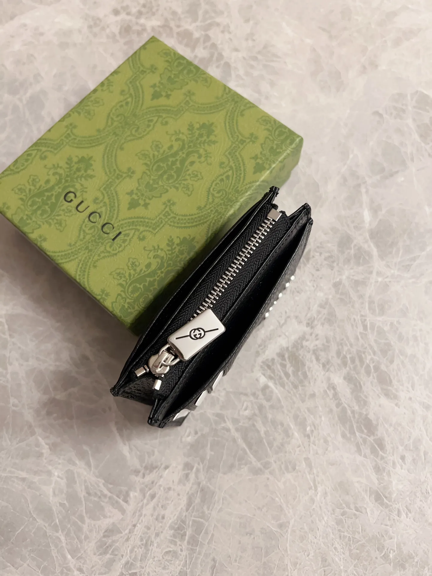 💰350🇭🇺🇭🇺Counter quality, top-quality original goods, real photos! 🧬🧬Model number: 771158 Black leather🧬🧬Size: 12x8cm