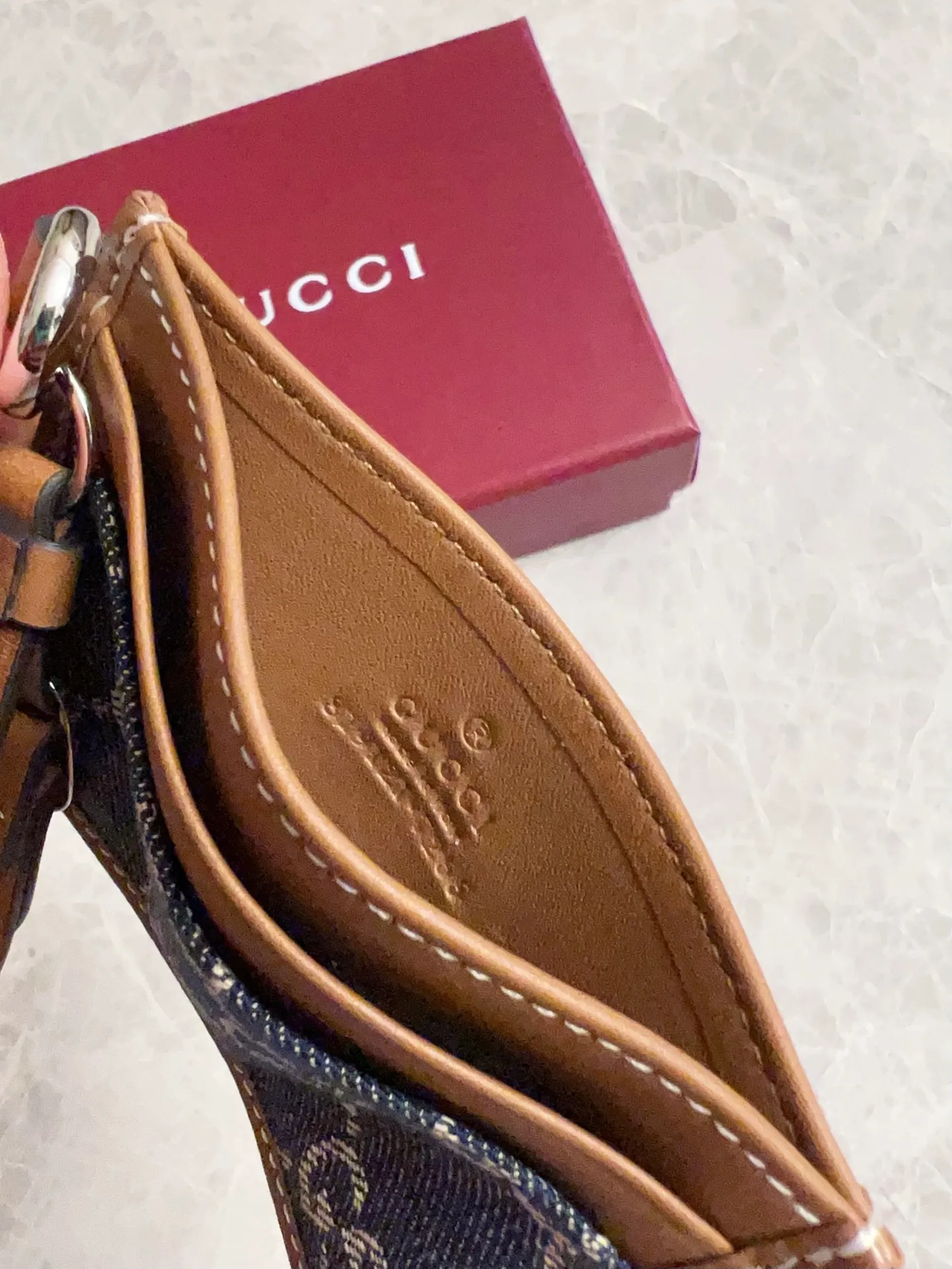 💰280🇭🇺🇭🇺Original product! 🧽🧽jackie1961 denim denim series launches a new compact and noble style🧽🧽White hardware buckles and washed denim make the whole design exude elegance and timelessness🧽🧽Exquisite and fashionable! 🧽🧽Model: 829121, size: 7x10cm, color: denim/brown leather