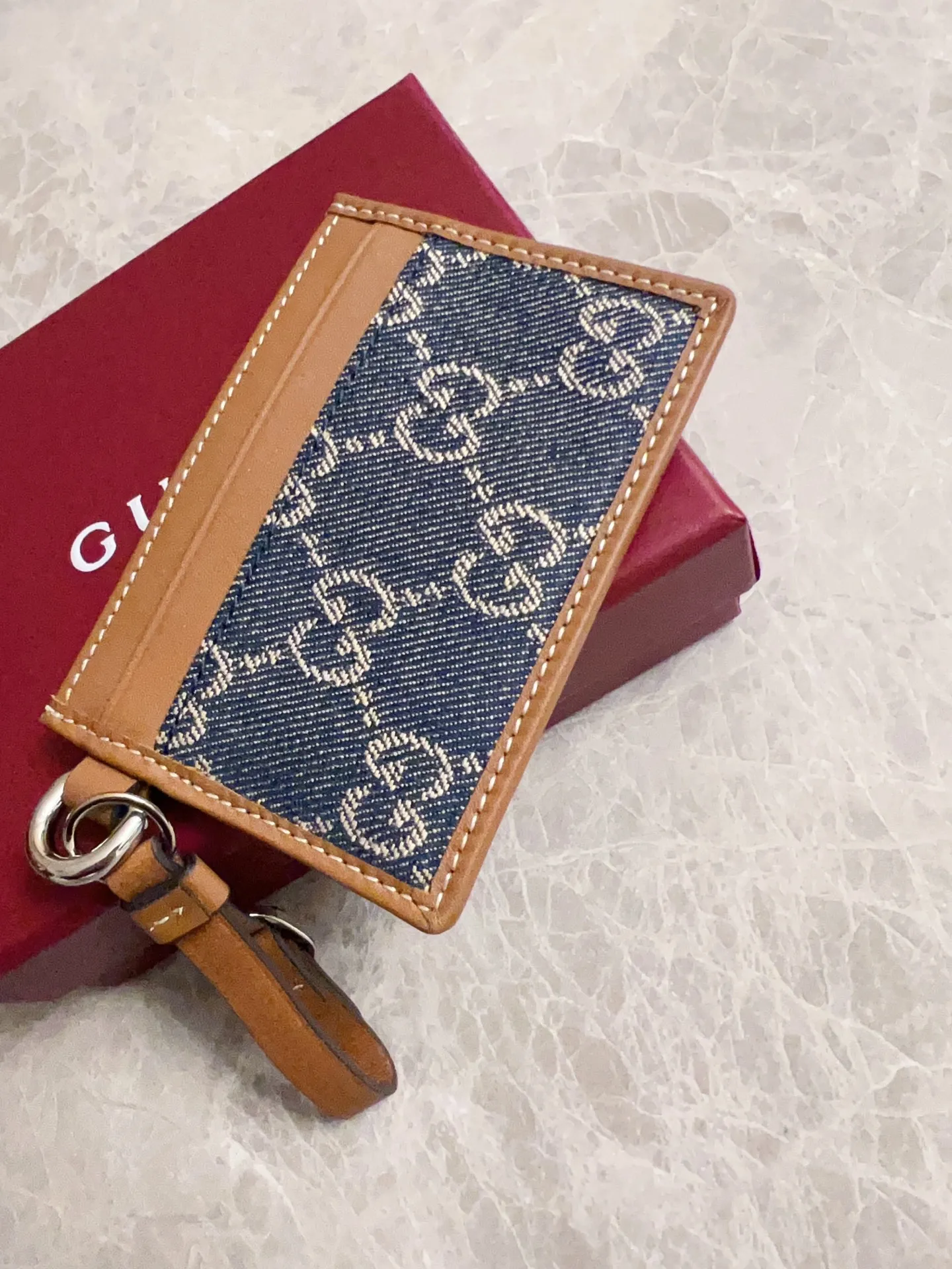 💰280🇭🇺🇭🇺Original product! 🧽🧽jackie1961 denim denim series launches a new compact and noble style🧽🧽White hardware buckles and washed denim make the whole design exude elegance and timelessness🧽🧽Exquisite and fashionable! 🧽🧽Model: 829121, size: 7x10cm, color: denim/brown leather