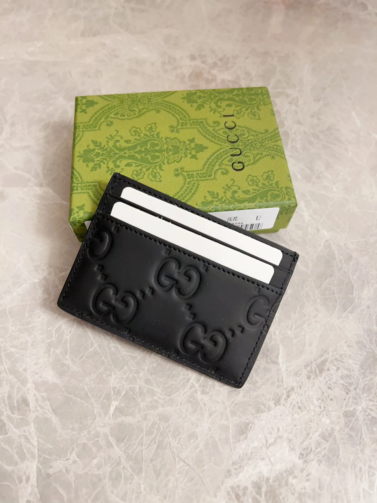 💰220🇭🇺🇭🇺gucci has launched a series of new men's models with original black rubber effect🎋🎋Model number: 771315, size: 11x6.8cm🎋🎋Counter quality, top original goods, real photos🎋🎋