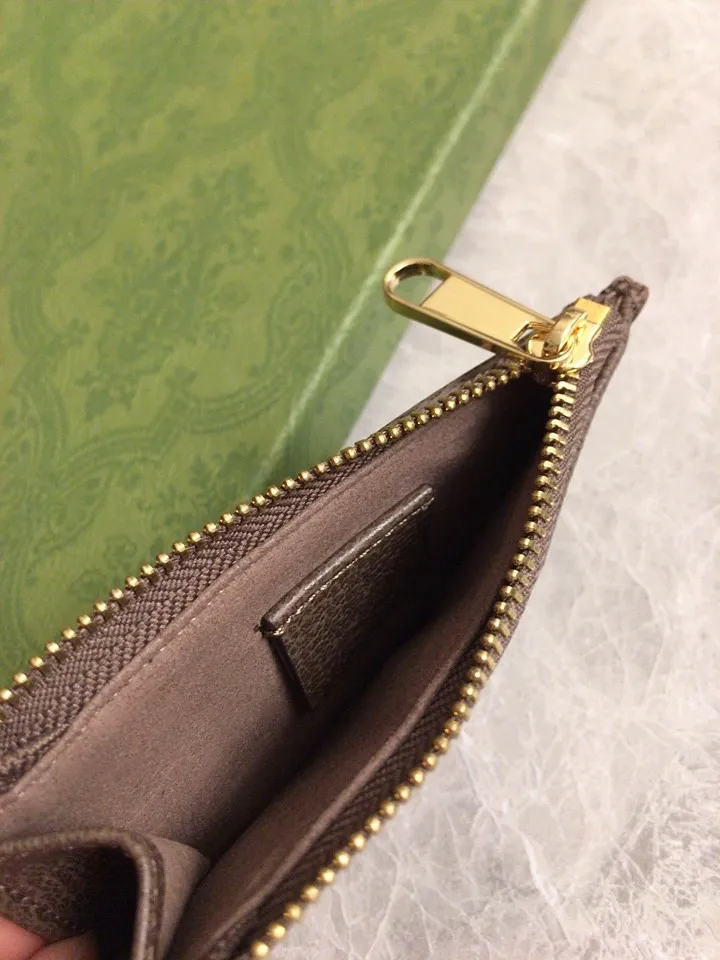 💰 340 🇭🇺🇭🇺The latest GG～Supreme canvas card holder coin purse, 🥞🥞environmentally friendly materials, original factory cowhide piping🥞🥞viscose fiber lining, oval interlocking double G leather label🥞🥞 Size: 12x7.5x1cm Color: brown/pvc. Model: 671723
