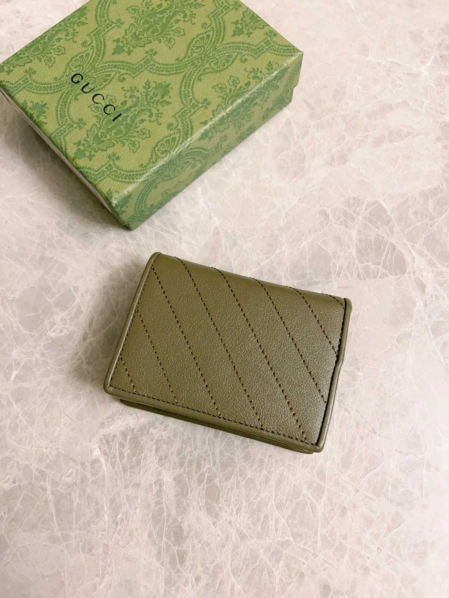 💰410 🇭🇺🇭🇺Gucci Blondie series card holder wallet Model: 760317 Size: 11x8.5x3cm (thick) Color: white, black, gray, brown, pink, green/original leather. Made in Italy