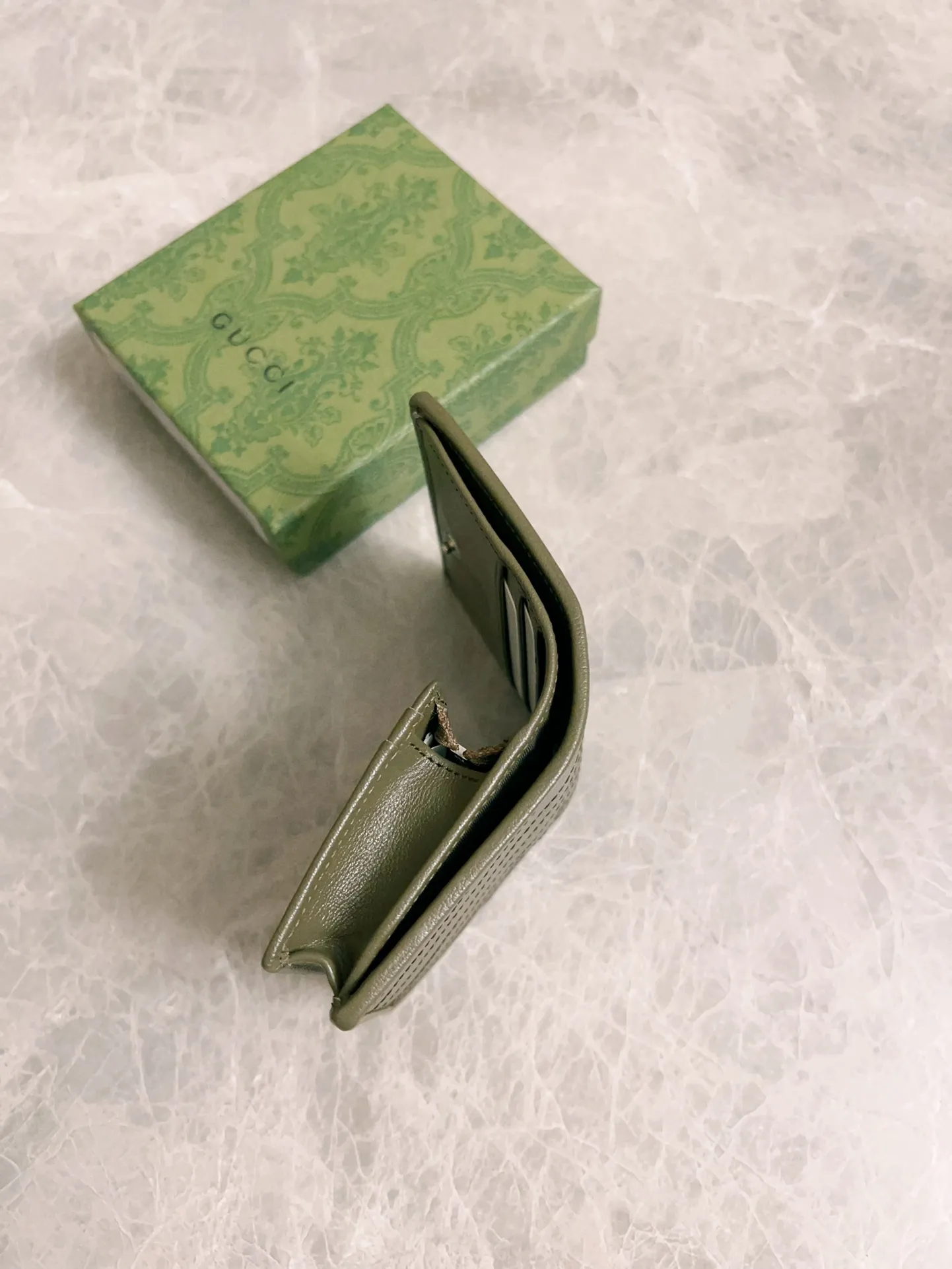 💰410 🇭🇺🇭🇺Gucci Blondie series card holder wallet Model: 760317 Size: 11x8.5x3cm (thick) Color: white, black, gray, brown, pink, green/original leather. Made in Italy