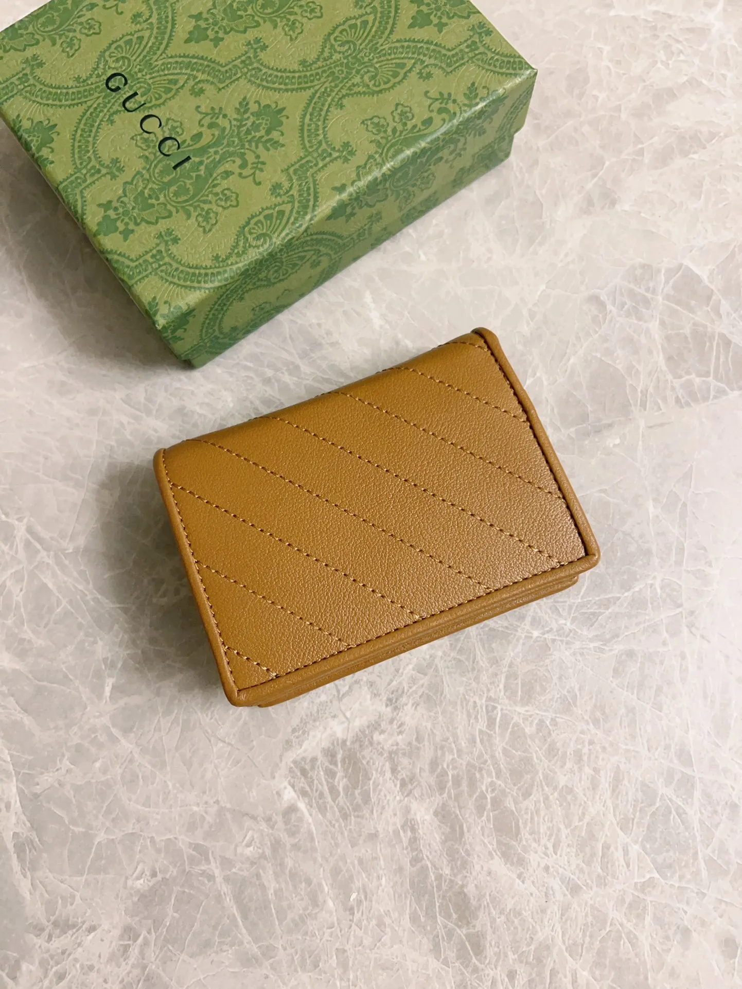 💰410 🇭🇺🇭🇺Gucci Blondie series card holder wallet Model: 760317 Size: 11x8.5x3cm (thick) Color: white, black, gray, brown, pink, green/original leather. Made in Italy