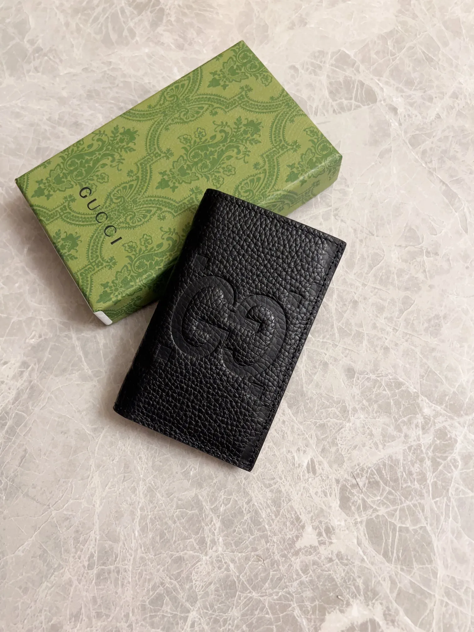 💰340 🇮🇹🇮🇹 New GG Ophidia👉New super double G series pressed G card holder, original leather shipped! 🫥🫥Size: 7.5x12cm, Model: 739478
