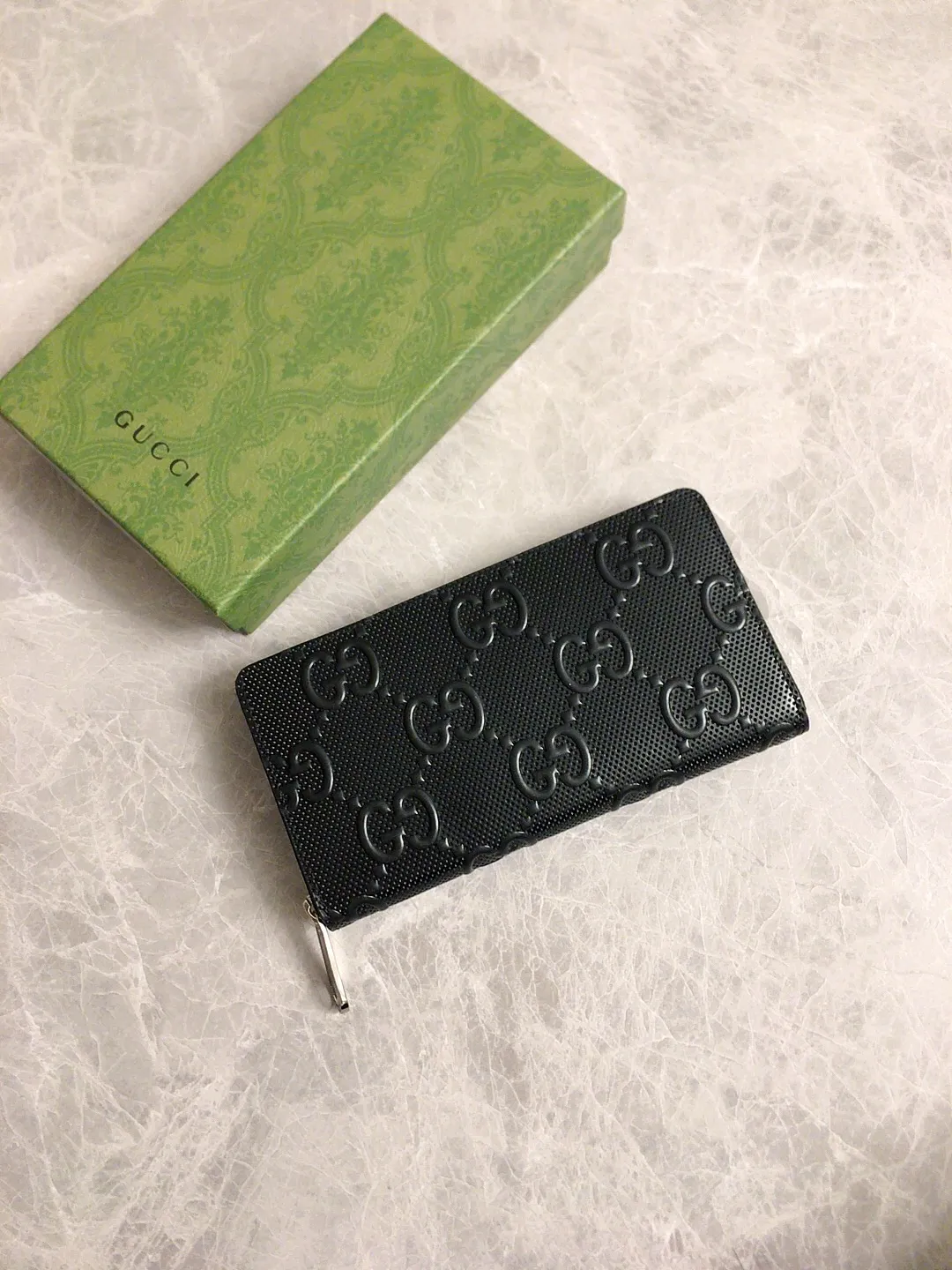 💰420 🇭🇺🇭🇺gucci~2020 early autumn new wallet🧼🧼GG original factory cowhide cleverly integrated into punching and brand logo double G embossing🧼🧼Highlights extraordinary design quality, simple and elegant, super large capacity, very practical🧼🧼Photo taken in person, model: 625558, color: Gram leather, size: 19.5×10×2.5cm