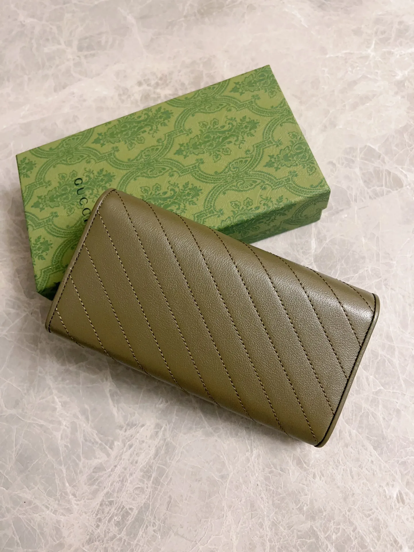 💰480🇭🇺🇭🇺Gucci Blondie series full zipper wallet Model: 760302 Size: 19.5x11x3cm (thick) Color: white, black, gray, brown, pink, green/original leather. Made in Italy