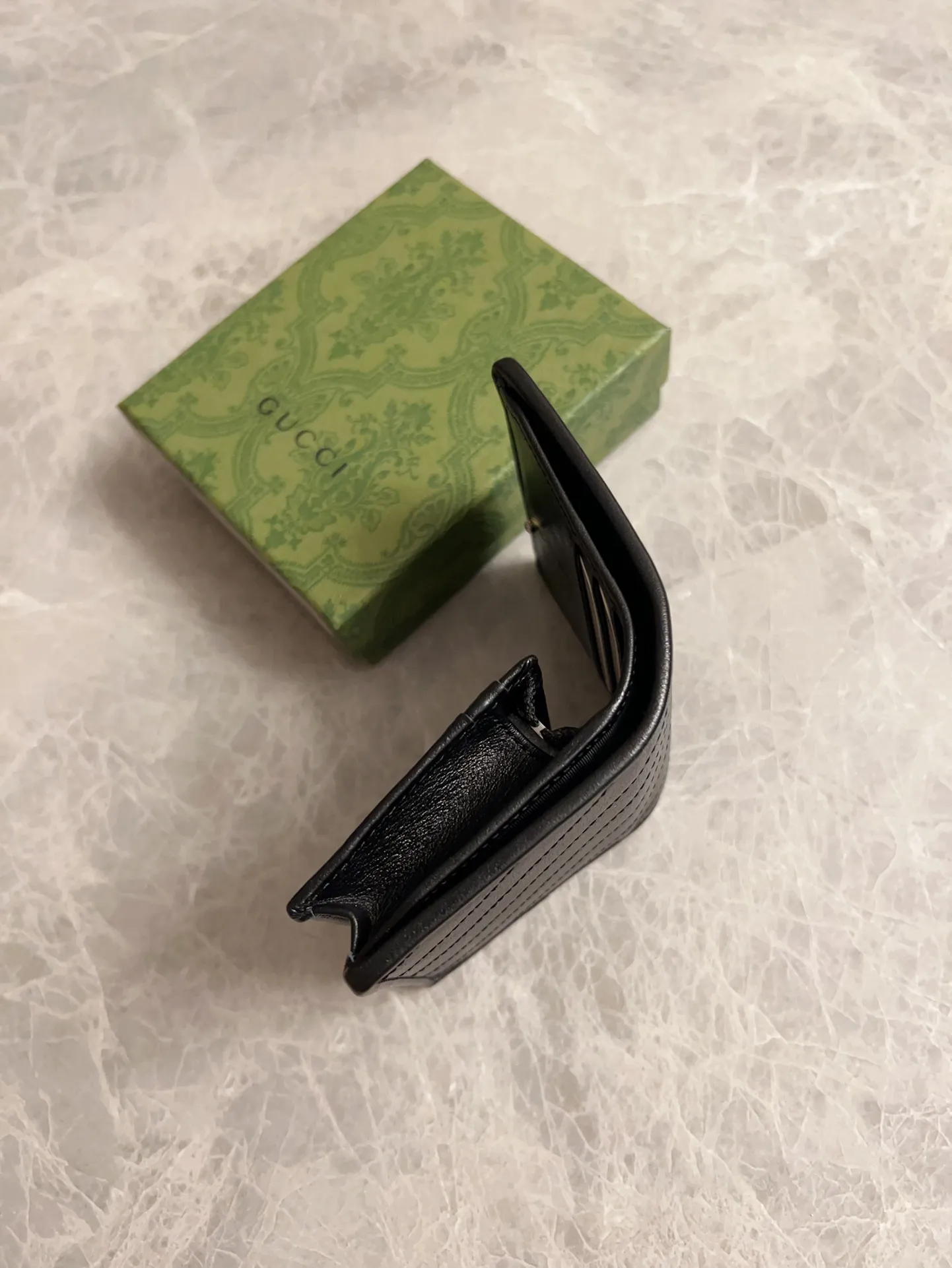 💰410 🇭🇺🇭🇺Gucci Blondie series card holder wallet Model: 760317 Size: 11x8.5x3cm (thick) Color: white, black, gray, brown, pink, green/original leather. Made in Italy