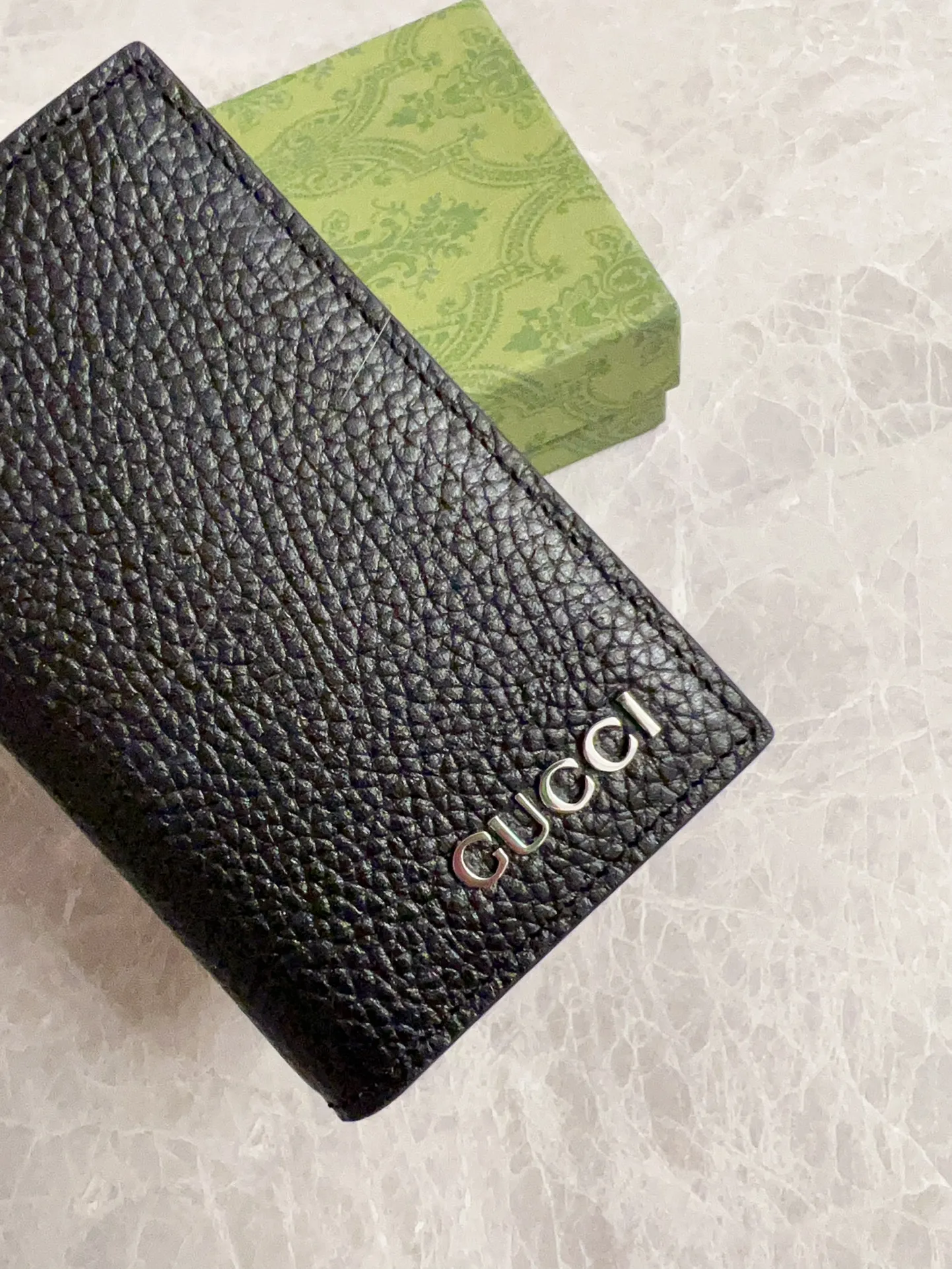 💰340 🇭🇺🇭🇺Counter quality, top-quality original goods, real photos! 🧬🧬Model number: 771159 black leather 🧬🧬Size: 12x7.5cm