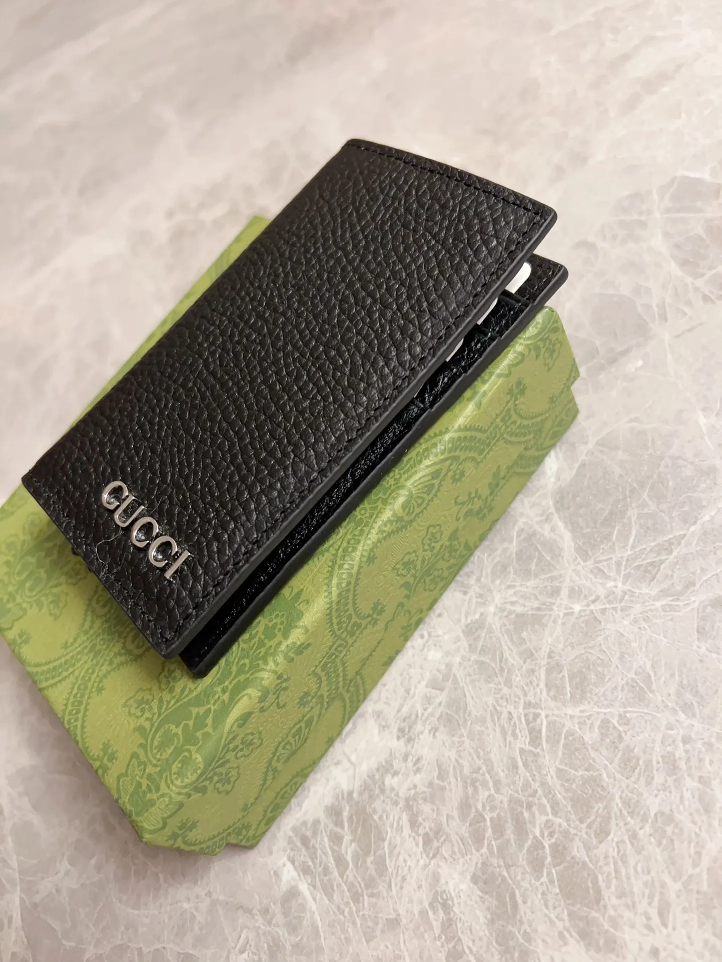 💰340 🇭🇺🇭🇺Counter quality, top-quality original goods, real photos! 🧬🧬Model number: 771159 black leather 🧬🧬Size: 12x7.5cm
