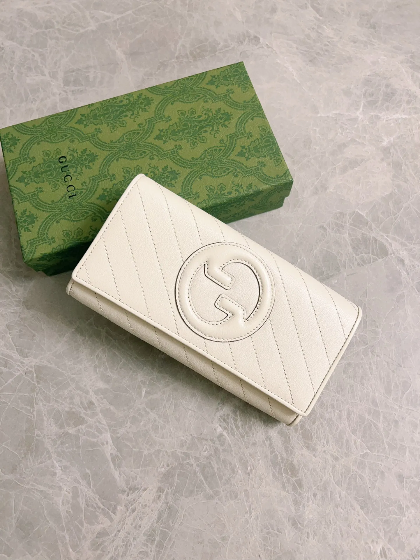 💰480🇭🇺🇭🇺Gucci Blondie series full zipper wallet Model: 760302 Size: 19.5x11x3cm (thick) Color: white, black, gray, brown, pink, green/original leather. Made in Italy