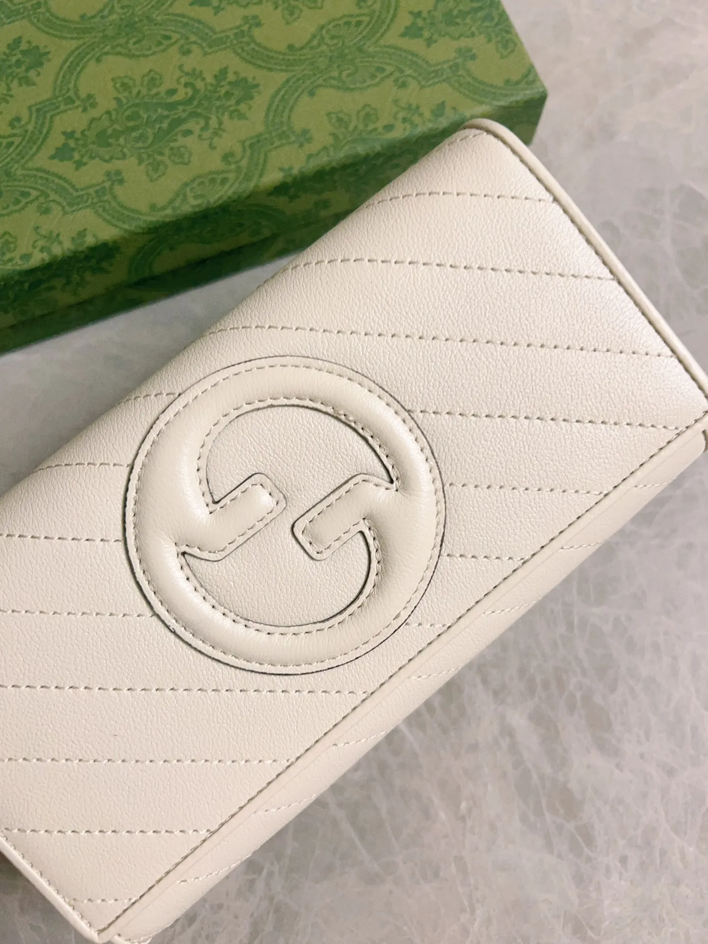 💰480🇭🇺🇭🇺Gucci Blondie series full zipper wallet Model: 760302 Size: 19.5x11x3cm (thick) Color: white, black, gray, brown, pink, green/original leather. Made in Italy