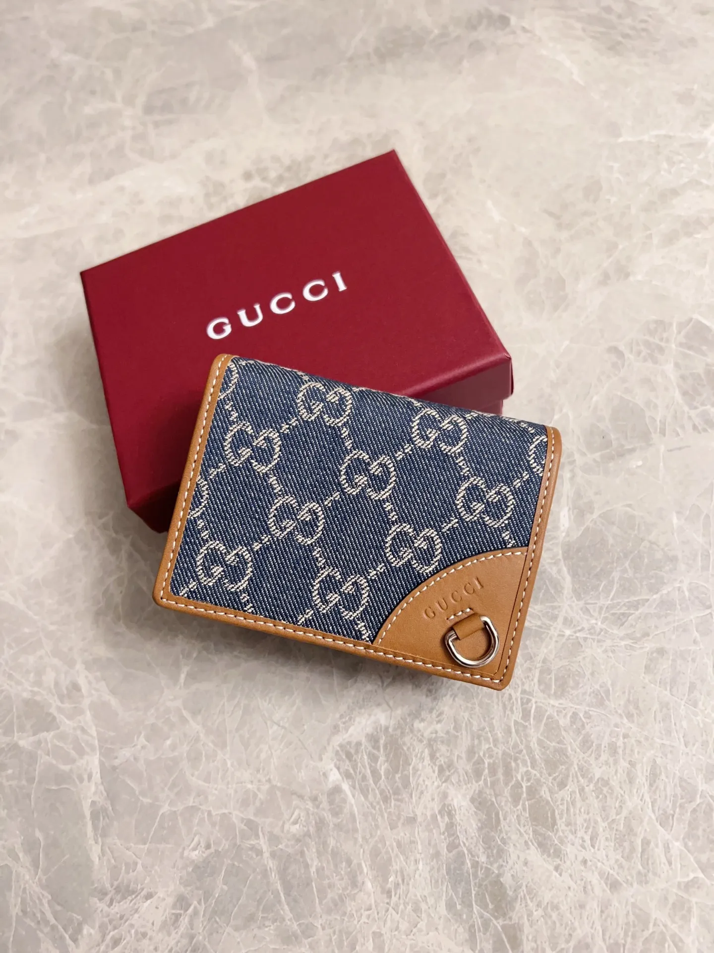 💰380 🇭🇺🇭🇺Original product! 🧽🧽jackie1961 denim denim series launches a new compact and noble style🧽🧽White hardware buckles and washed denim make the whole design exude elegance and timelessness🧽🧽Exquisite and fashionable! 🧽🧽Model: 820692, size: 11x8.5x3cm, color: denim/brown leather