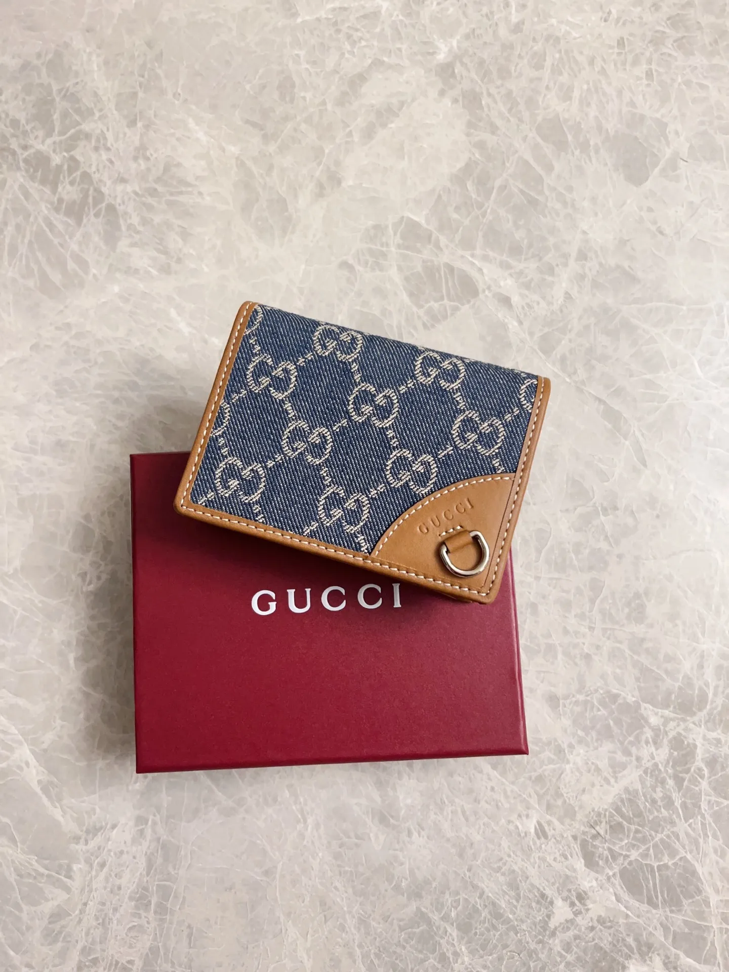 💰380 🇭🇺🇭🇺Original product! 🧽🧽jackie1961 denim denim series launches a new compact and noble style🧽🧽White hardware buckles and washed denim make the whole design exude elegance and timelessness🧽🧽Exquisite and fashionable! 🧽🧽Model: 820692, size: 11x8.5x3cm, color: denim/brown leather